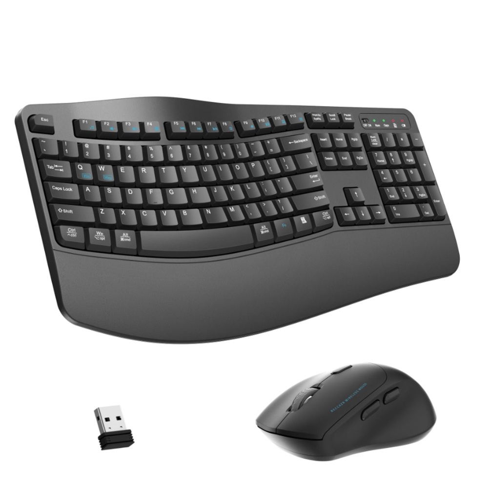 Wireless Black Keyboard and Mouse Combo